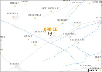 map of Barice