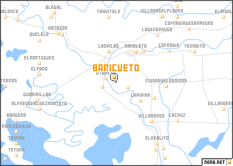 map of Baricueto