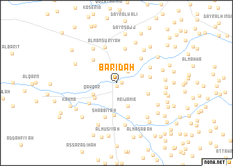 map of Bāridah