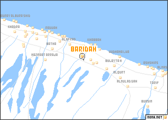 map of Baridah