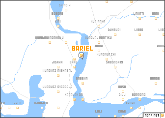 map of Bariel