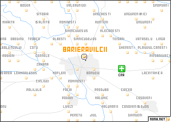 map of Bariera Vîlcii