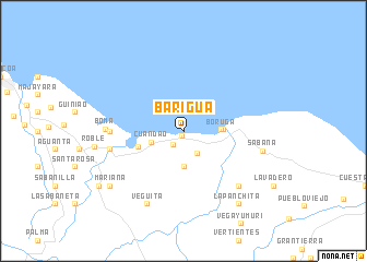 map of Bariguá