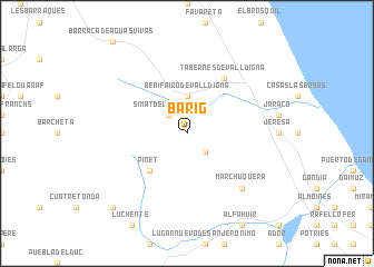 map of Bárig