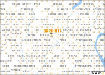 map of Barihāti