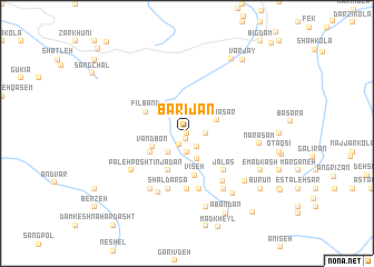 map of Bārījān