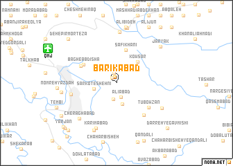 map of Bārīkābād