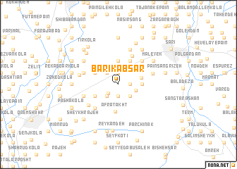 map of Bārīk Ābsar