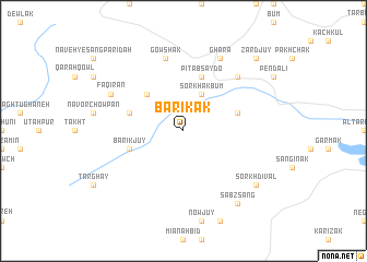 map of Bārīkak