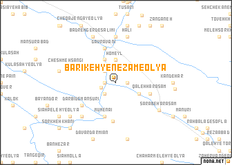 map of Bārīkeh-ye Nez̧ām-e ‘Olyā