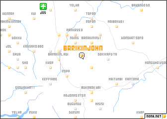 map of Barikin John