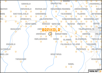 map of Bārī Kolā