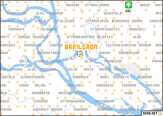 map of Bārilgaon