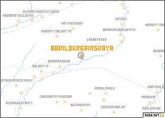 map of Barilo-Krepinskaya