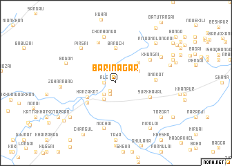 map of Barīnagar