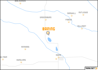 map of Baring