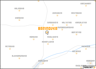 map of Barinovka