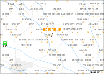 map of Barinque