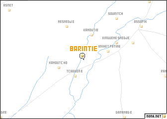 map of Barintié