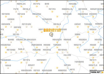 map of Barinyin