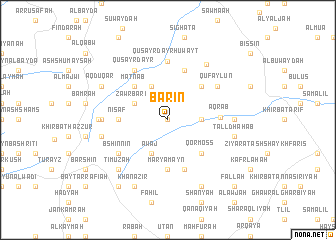 map of Ba‘rīn