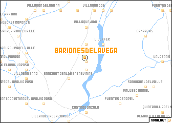 map of Bariones de la Vega