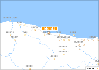 map of Baripen