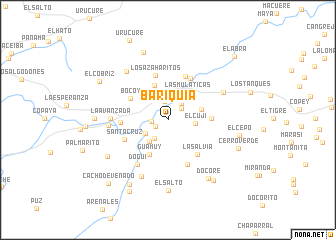 map of Bariquía