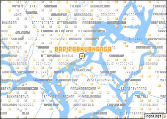 map of Bāri Rabhubhānga