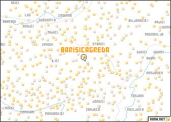 map of Barišića Greda