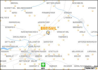 map of Bäriswil