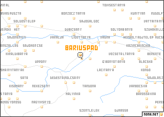 map of Báriuspad