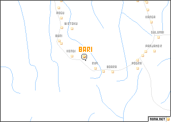 map of Bari