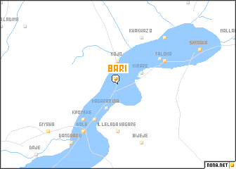 map of Bari