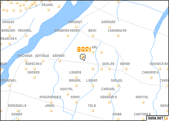 map of Bari