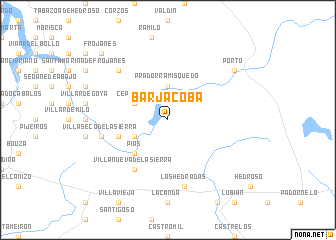 map of Barjacoba
