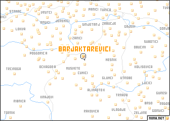 map of Barjaktarevići