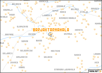 map of Barjaktar Mahala