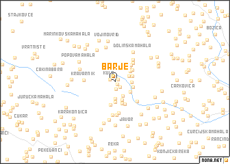 map of Barje