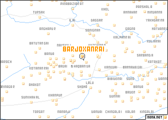 map of Barjo Xānrai
