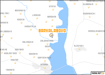 map of Barkalabovo