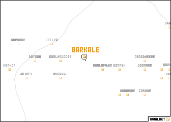 map of Barkale