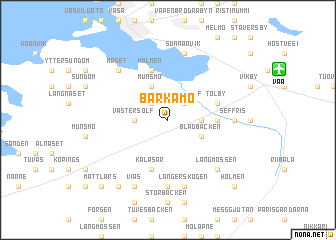 map of Barkamo