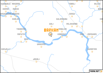 map of Barkam