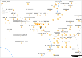 map of Barkan