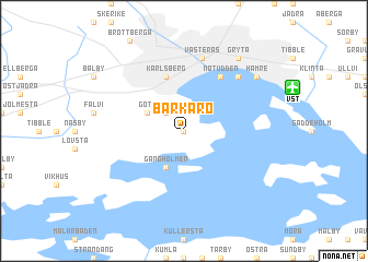 map of Barkarö