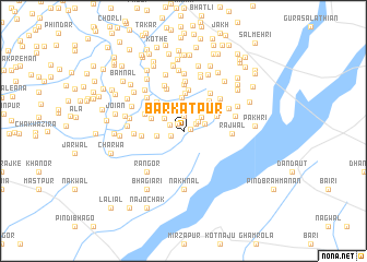map of Barkatpur