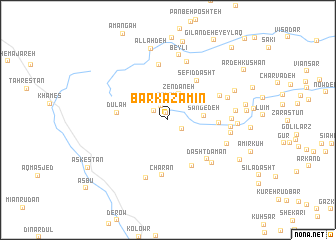 map of Bārkā Zamīn