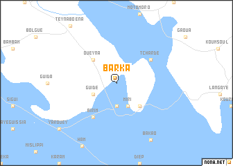 map of Barka