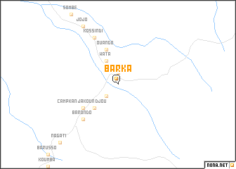 map of Barka